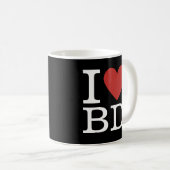 I ❤️ Love BD - Bâtiment Département Mug (Devant droit)