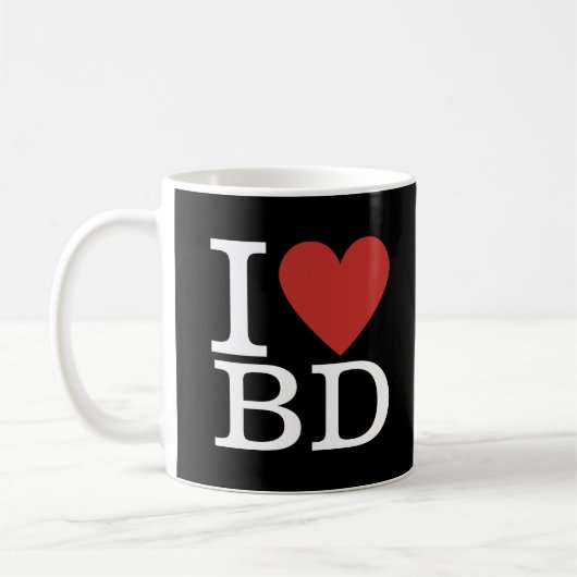 I ❤️ Love BD - Bâtiment Département Mug (Gauche)