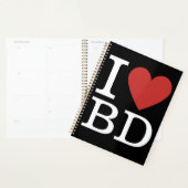 I ❤️ Love BD - Building Department Planner (Devant avec enveloppe)