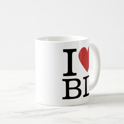 I ❤️ Love BD - Business Development MUG (Devant droit)