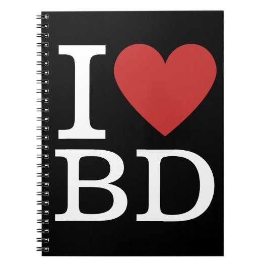 I ❤️ Love BD - CARNET du département du bâtiment (Devant)