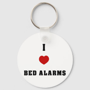 I Love Bed Alarms Sleutelhanger