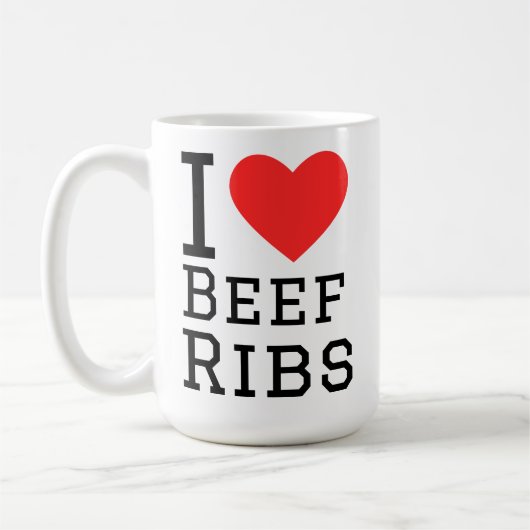 I love beef ribs  koffiemok (Links)