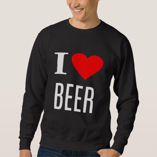 I Love Beer - Beer Trui (Voorkant)