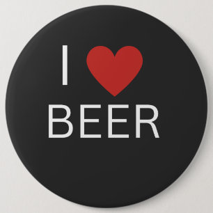 I Love Beer, Black Beer Boire Badges