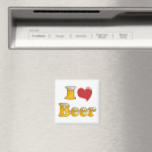 I Love Beer Magneet (Insitu (Vaatwasser))