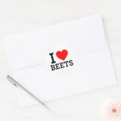 I Love Beets Ronde Sticker (Envelop)