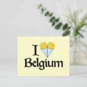 I Love Belgium Briefkaart (Staand voorkant)