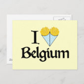 I Love Belgium Briefkaart (Voorkant / Achterkant)