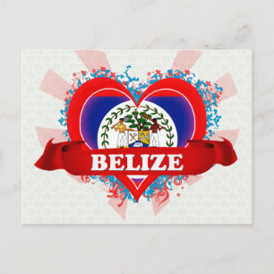 I Love Belize Briefkaart