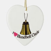 I Love bell Choir Keramisch Ornament (Rechts)