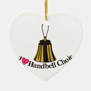 I Love bell Choir Keramisch Ornament