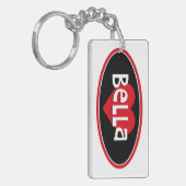 "I Love Bella" Sleutelhanger (Voorkant Links)