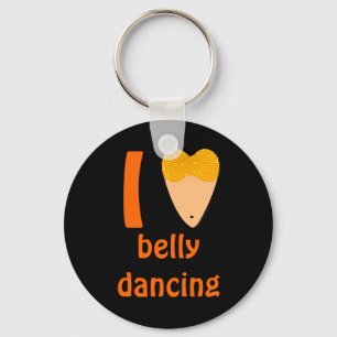 I Love Bellydanans Dancer Torso (I Heart) Sleutelhanger