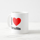 I Love Benefits Koffiemok (Voorkant links)