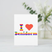 I Love Benidorm Briefkaart (Staand voorkant)