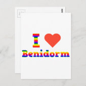 I Love Benidorm Briefkaart (Voorkant / Achterkant)