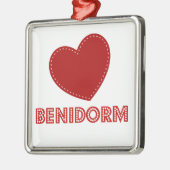 I Love Benidorm Metalen Ornament (Links)