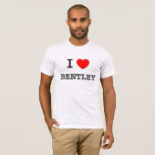 I Love Bentley T-shirt (Voorkant volledig)