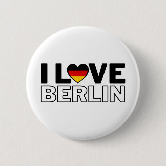 I LOVE BERLIN - For real Berliners! Ronde Button 5,7 Cm