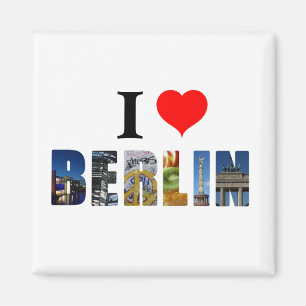 I Love Berlin Germany Travel City Photo Magneet