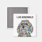 I Love Bernedoodles Magnet (Recto/Verso)