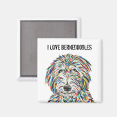 I Love Bernedoodles Magnet (Recto/Verso)