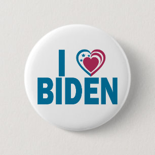 I Love Biden Ronde Button 5,7 Cm