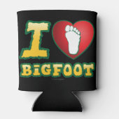 I Love Bigfoot - Sasquatch Believer Cryptozoology Blikjeskoeler (Achterkant)