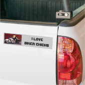 I Love Biker Chicken Bumpersticker (Op Truck)