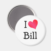 I Love Bill Magneet (Voorkant / Achterkant)