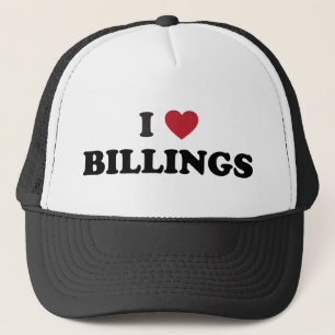 I Love Billings Montana Trucker Pet
