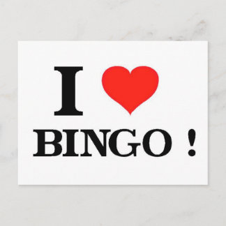 I Love Bingo Briefkaart