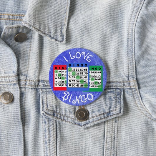 I Love BINGO Cards Button (In situ)