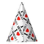 I Love Bingo Feesthoedjes (Achterkant)