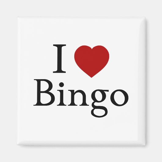 I Love Bingo Magneet (Voorkant)