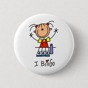 I Love Bingo Ronde Button 5,7 Cm