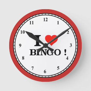 I Love Bingo Ronde Klok