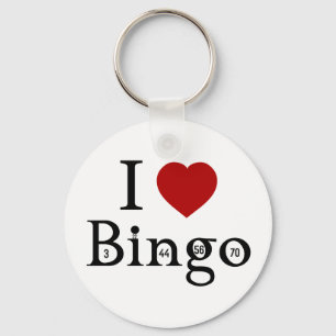 I Love Bingo Sleutelhanger