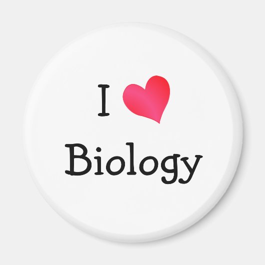 I Love Biology Magneet (Voorkant)