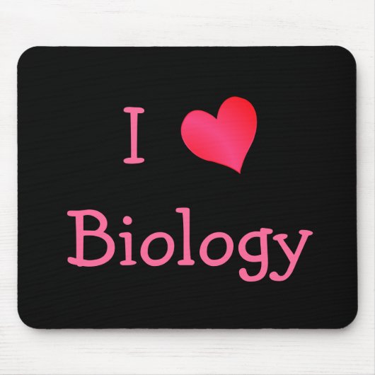 I Love Biology Muismat (Voorkant)