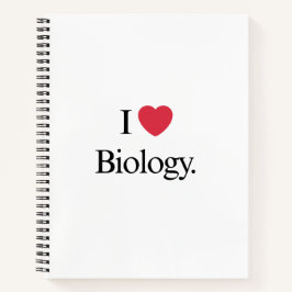 I Love Biology Notitieboek