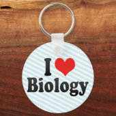 I Love Biology Sleutelhanger (Voorkant)