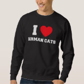 I Love Birman Cats Trui (Voorkant)
