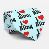 I Love Bling Stropdas (Opgerold)