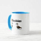 I Love Blue-footed Boobies Mok (Voorkant links)