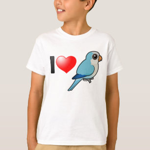 I Love Blue Quakers T-shirt
