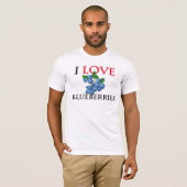 I Love Blueberries T-shirt (Voorkant volledig)