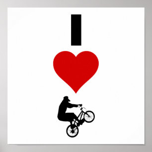 I Love BMX (verticaal) Poster