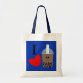 I Love Boba Drink #1 Canvas tas (Voorkant)